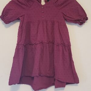 Art Class Purple Kids Dress